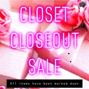 Closet Sale Ladies!